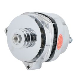 Alt, Chrysler Upgrade CS144 Type Polish 200A 2V Pulley, w/spacers 1-Wire