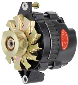 Alt, GM CS130 Black 105A XS Volt™ 6 grv Pulley, Str, Mtg 6.61"