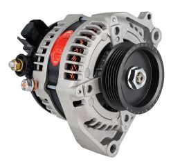 Alt GM HPR SF Denso Natural 180A Corvette 3" 6 grv Under Drive Pulley 1-Wire 17.5 Preset Voltage