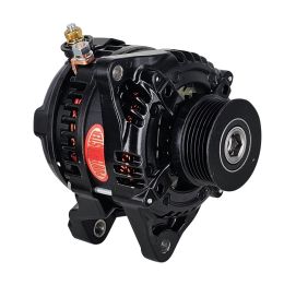 Alt Ford Denso Black 180A 2011-14 Mustang 6 grv Clutch Side Batt Post/Rear Reg