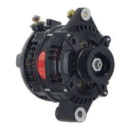Alt, HPR, Black 180A, 6.61" Straight Mount-Upgrade for 10DN/10si/12si/CS130, 6 grv Pulley, 3-Wire