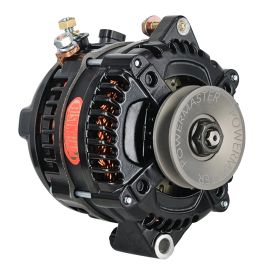 Alt GM Black 180A 1V HPR 1 Wire for 6.14" Straight Mt