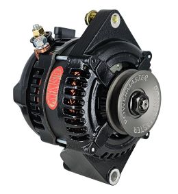 Alt Ford Upgrade Black 180A 1V Pulley HPR Straight Mt 6.93" W/Lamp
