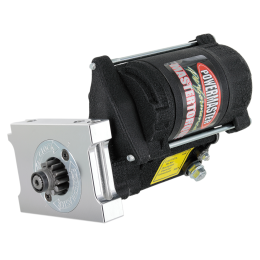 Str, Master Torque Infi-Clock™ Chevy Universal Straight Mtg 153/168T Flyw 14:1 Black Wrinkle
