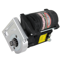 Str, Master Torque Infi-Clock™ w/billet blk Amc & Jeep 4 Cly 1986-98 2.5L(w/o Firewall Solenoid) 14:1 Black Wrinkle