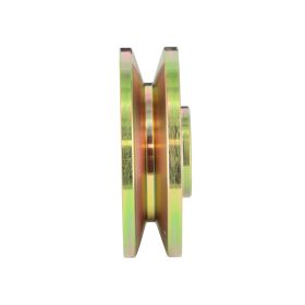 Pulley, 1V Yellow Zinc 3/8" W x 2.62" OD