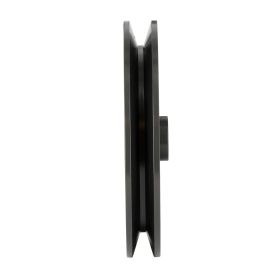 Pulley, 1V Aluminum Hardcoat Anodized 3.8" x 5.25" OD (Deep Groove)