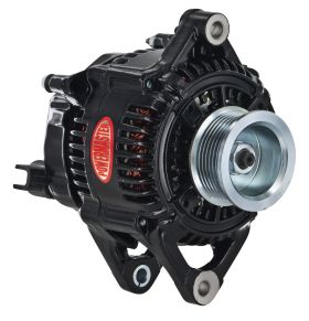 Alt, Denso Black 170A 7 grv Pulley, Chrysler 130mm Ext Regulated
