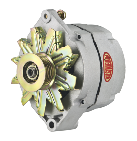 Alt, GM 12SI Natural 100A 6 grv Pulley, 1 or 3 Wire