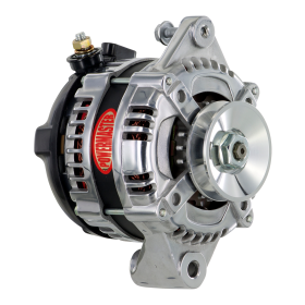 Alt, HPR, Polished 180A, 6.61" Straight Mount-Upgrade for 10DN/10si/12si/CS130, 1V Pulley, 1-Wire